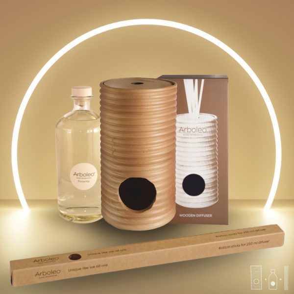 Arboleo® HOME FRAGRANCES – Bottle, Sticks & Woodbody Set – Bild 3