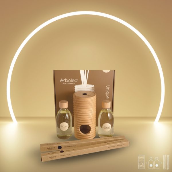 Arboleo® HOME FRAGRANCES – Bottle, Sticks & Woodbody Set